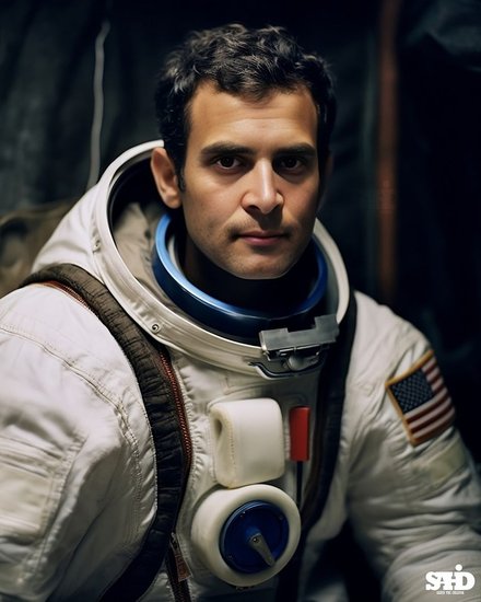 Rahul Gandhi astronaut