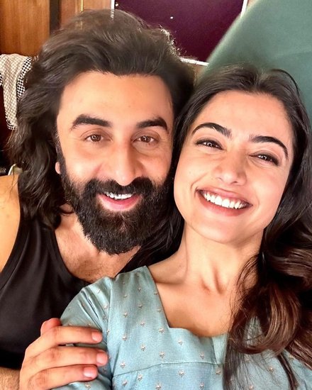 Ranbir Kapoor and Rashmika Mandanna