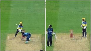 T20 Blast Haider ali bizarre Stumping