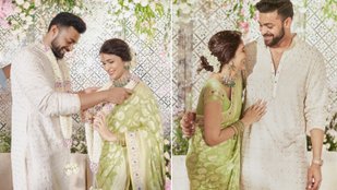 Varun Tej Konidela and Lavanya Tripathi Engagement Cover