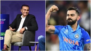 Virat Kohli and Virendra Sehwag