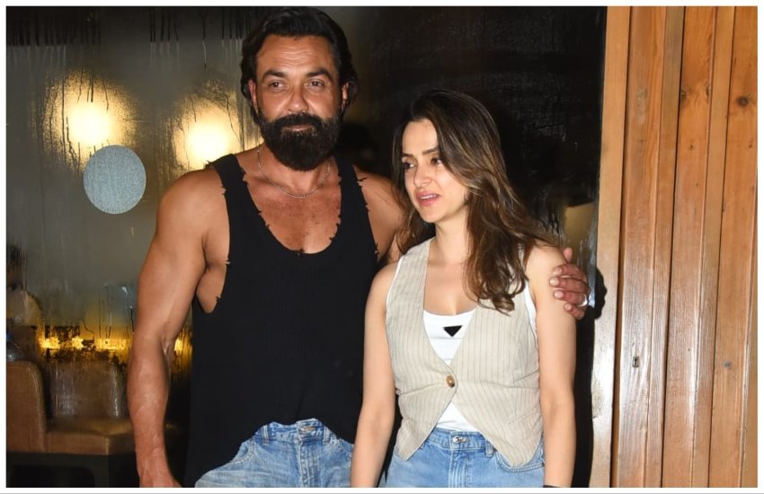 Bobby outside restaurant