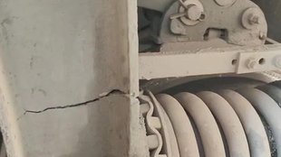 crack in train coach| tamilnadu|
