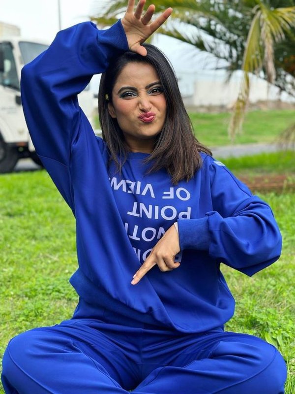 ASHARYA SHARMA IN FUNKY LOOK