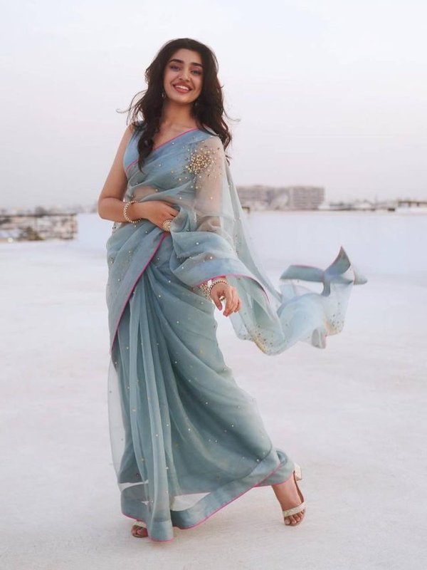 KIRTI SHETTY IN SAREE LOOK