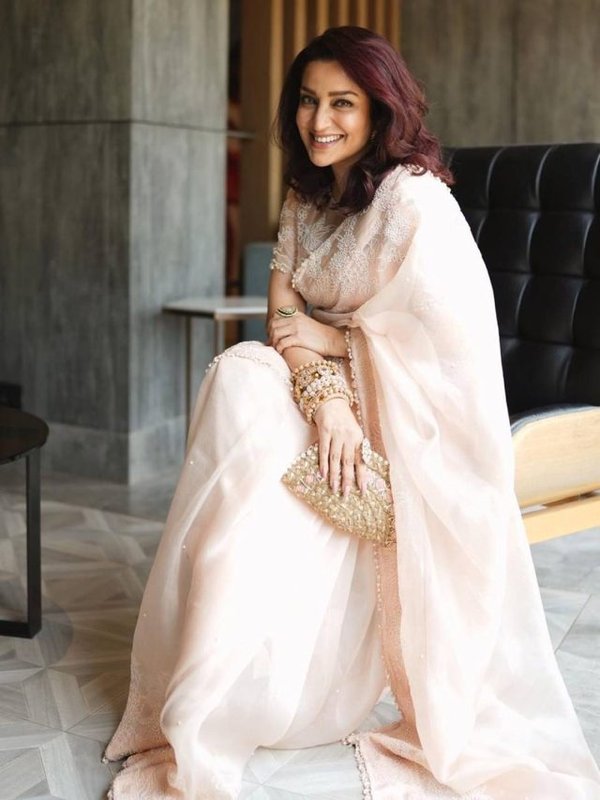 TISCA CHOPRA SAREE LOOK