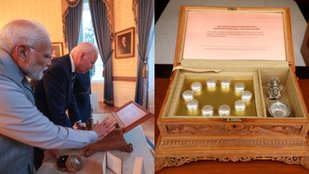 PM Modi gifts Das Danams in handcrafted sandalwood box to President Biden and First Lady Jill Biden