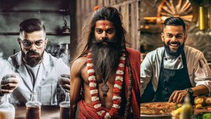 AI reimagines Virat Kohli different avtar