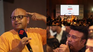 Gaur Gopal Das talks about stress and humanity at Express Adda