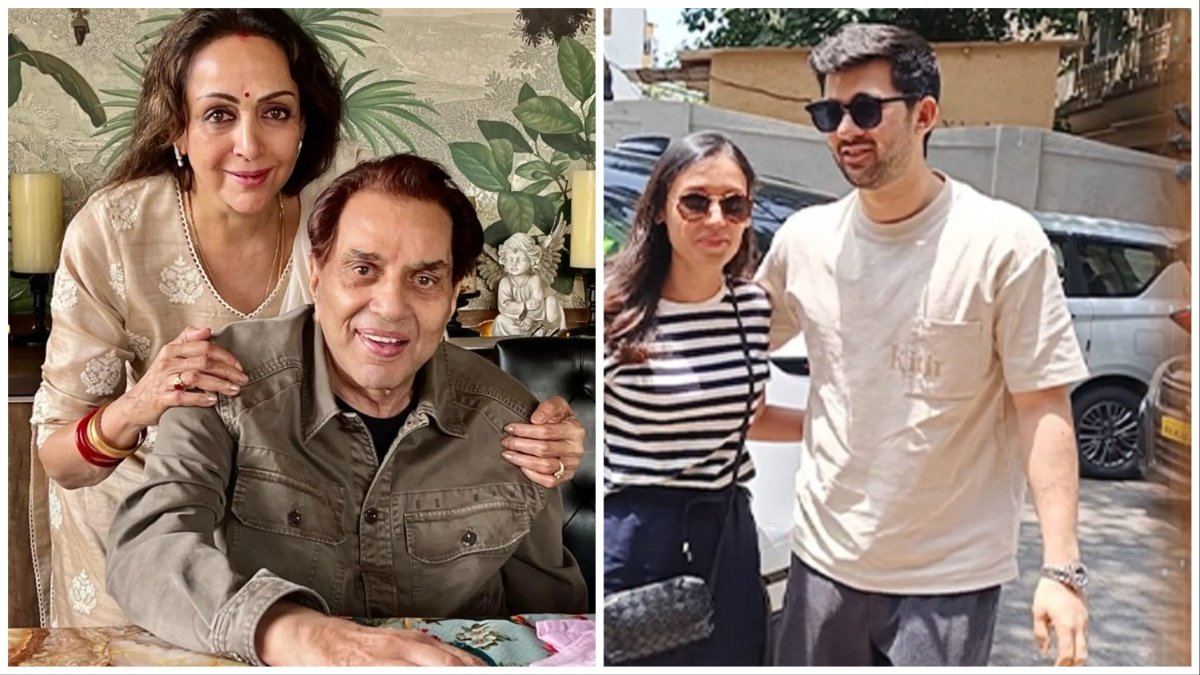 Hema Malini, Dharmendra, Karan Deol
