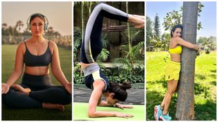 International Yoga Day, Malaika arora, kareena kapoor, shilpa shetty