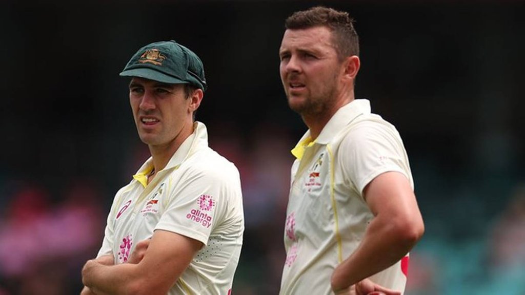 josh hazlewood and pat cummins