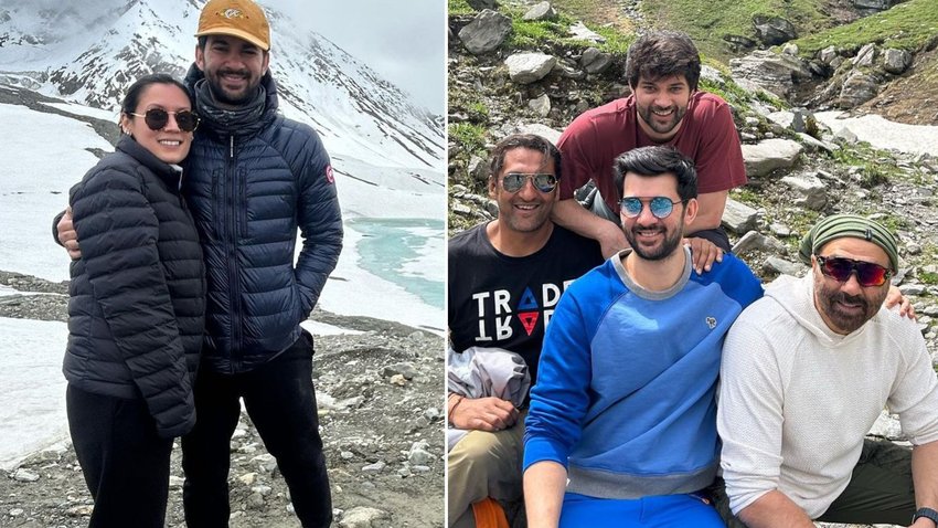 karan deol- Drisha Honeymoon Trip