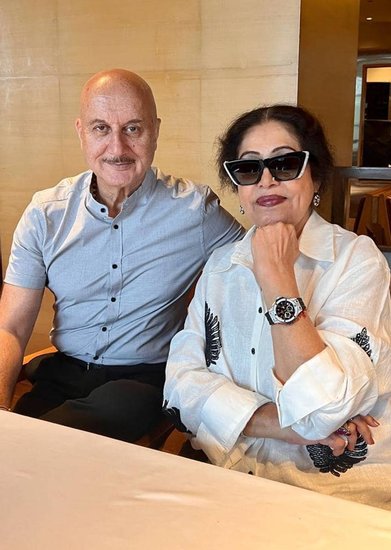 Anupam Kher and Kirron Kher