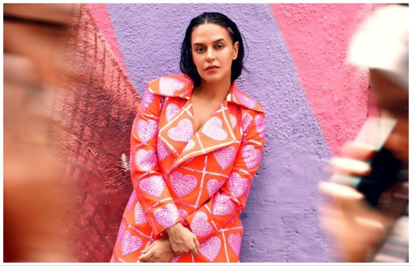 Neha in Pink Overcoat