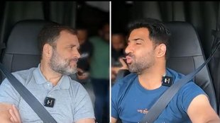 rahul gandhi | truck driver |