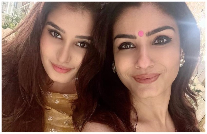 Raveena with Daughter