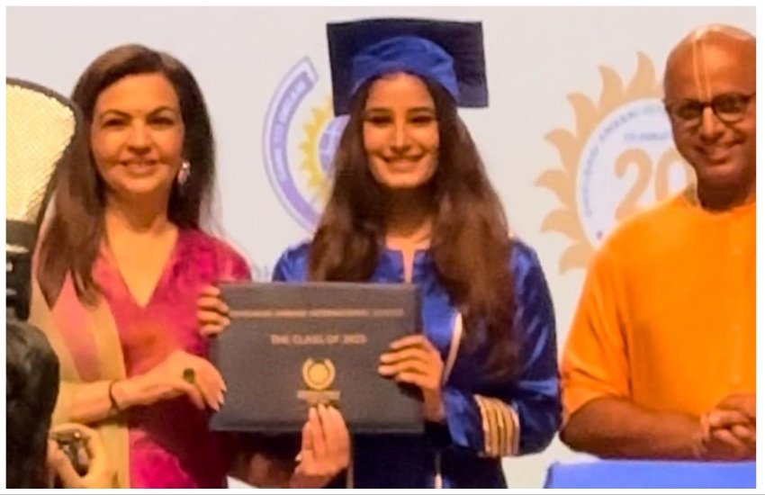 Rasha with Nita Ambani