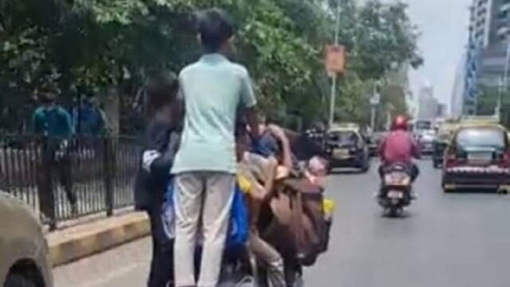 riding scooter with minors