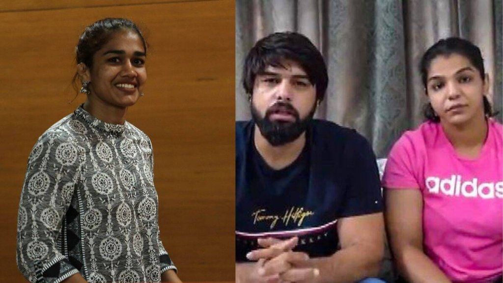 sakshi malik| babita Phogat| Wrestlers Protest