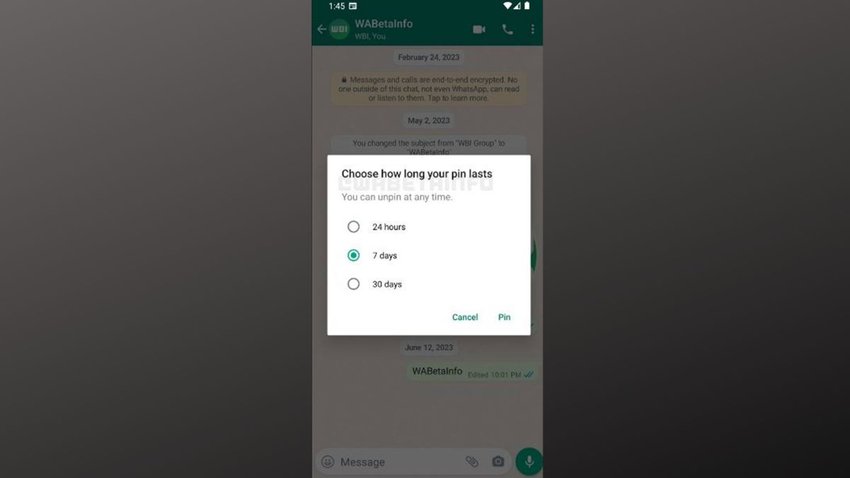 WhatsApp feature