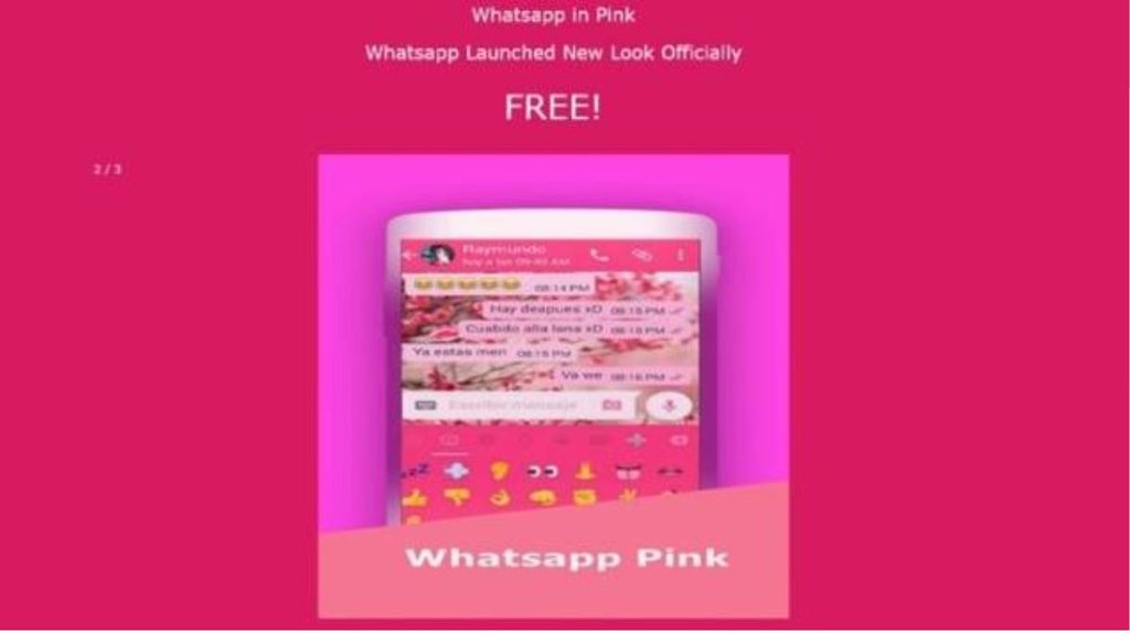 WhatsApp | WhatsApp Scam | WhatsApp pink