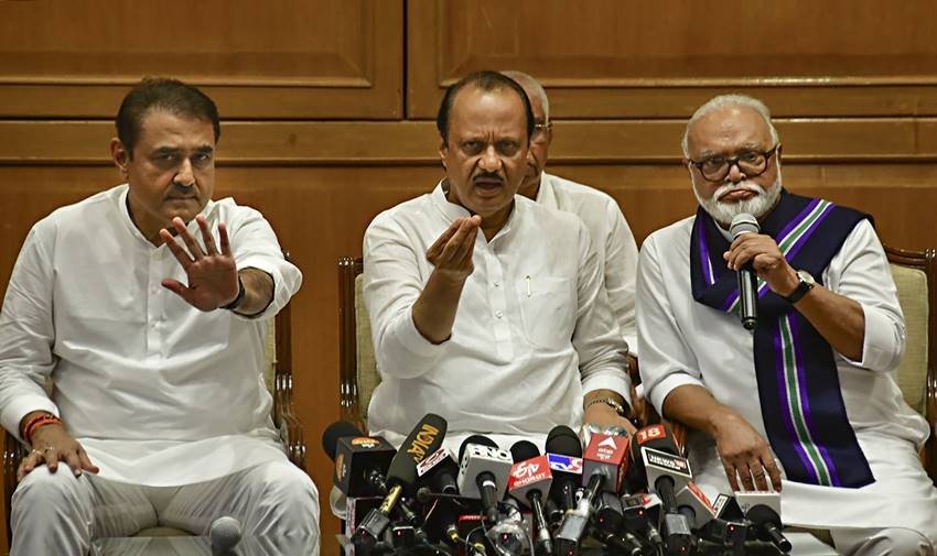 Ajit pawar, Chagan bhujbal and prafful patel