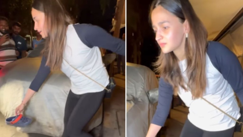 Alia Bhatt Took Paparazzi Slipper Alia Bhatt Took Paparazzi Slipper