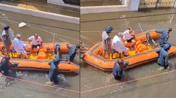 वीडियो: पानी से लबालब भरी गलियों में यूं दौरा करते दिखे गृह मंत्री अनिल विज, लोग कस रहे तंज