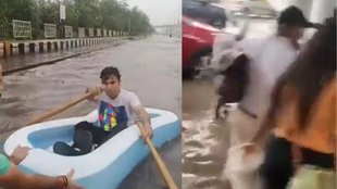 DELHI RAINS | SOCIAL MEDIA | VIRAL VIDEO