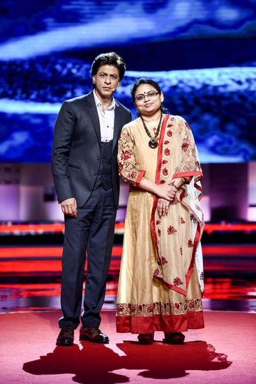Shahrukh Khan with Ritu Karidhal