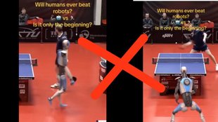 Fact Check, Table Tenis Match, Robot Playing table tennis