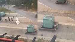 France Riots :फायरिंग और आगजनी के बीच आराम से सैंडविच खा रहा था शख्स, वायरल हो रहा वीडियो