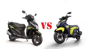 Honda Dio 125 Vs TVS Ntorq 125 । TVS Ntorq 125 Compare with Honda Dio 125 । Honda Dio 125 Compare with TVS Ntorq 125