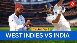 IND vs WI Live Score | India vs West Indies Live Score | IND vs WI 2nd Test Day 3