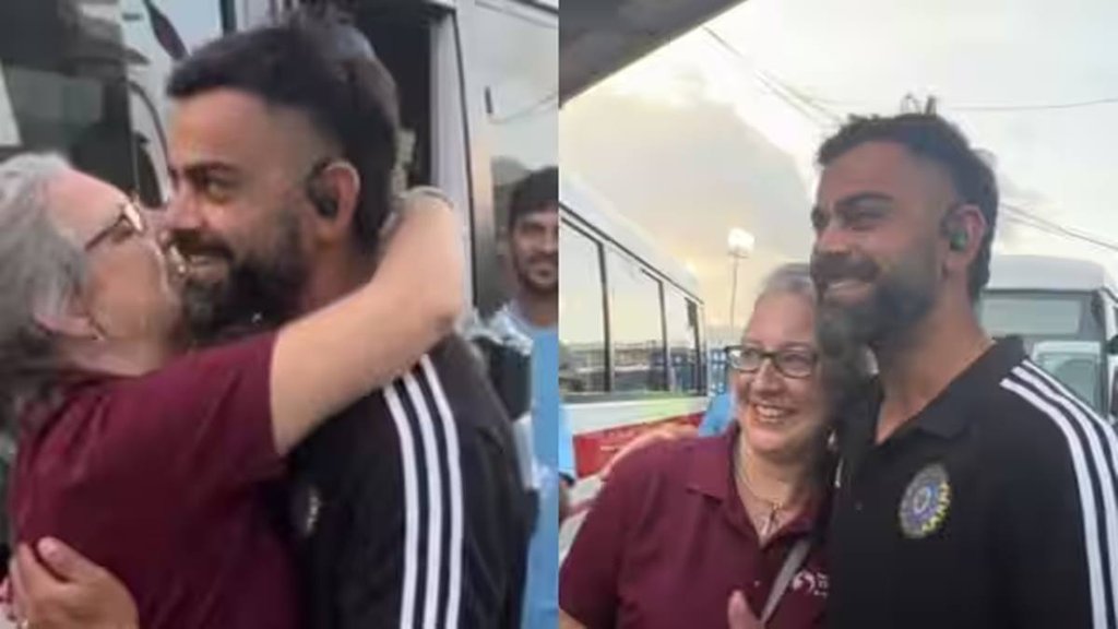 Joshua Da silva mother meet Virat Kohli