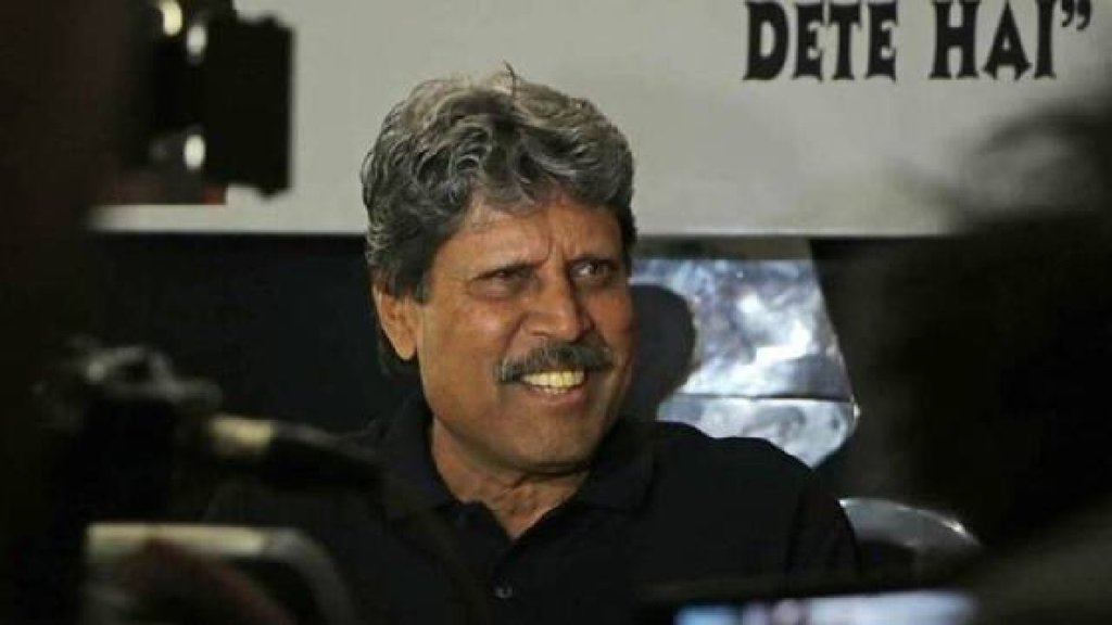 Kapil Dev with MS Dhoni