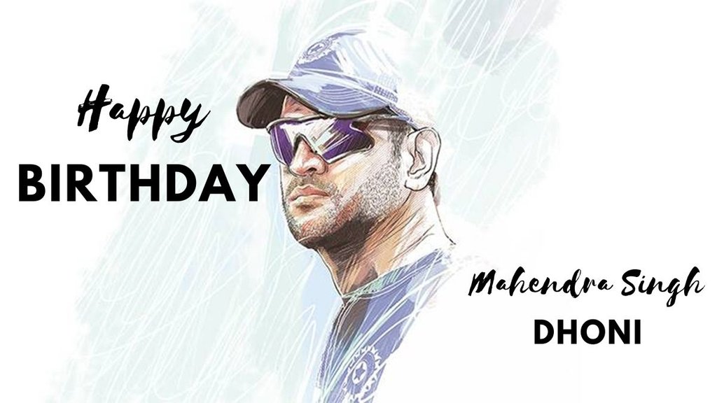 MS Dhoni Birthday | Happy Birthday Mahendra Singh Dhoni | Happy Birthday MS Dhoni