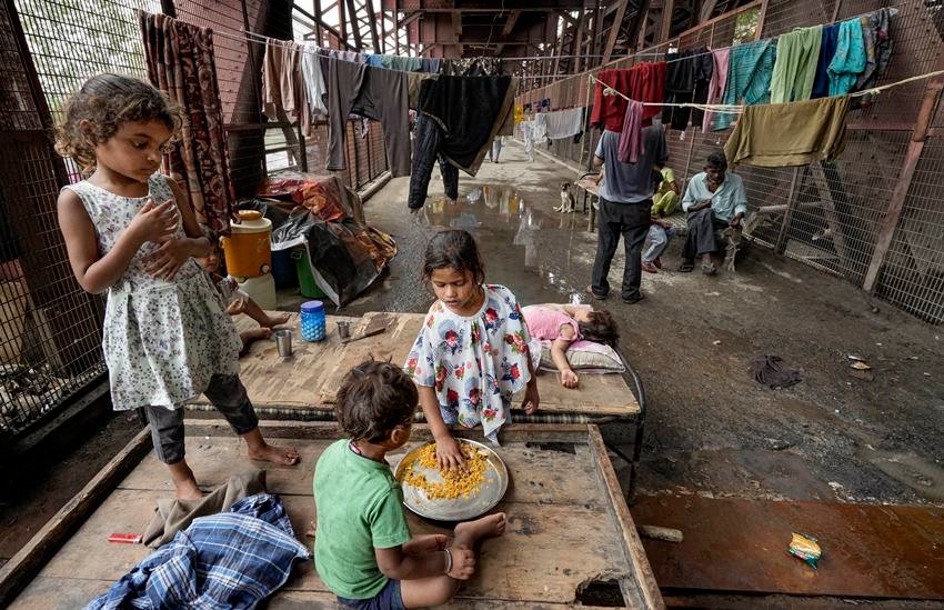 Delhi affected people