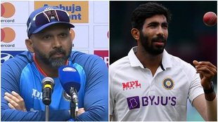 Paras Mhambrey and Jasprit Bumrah