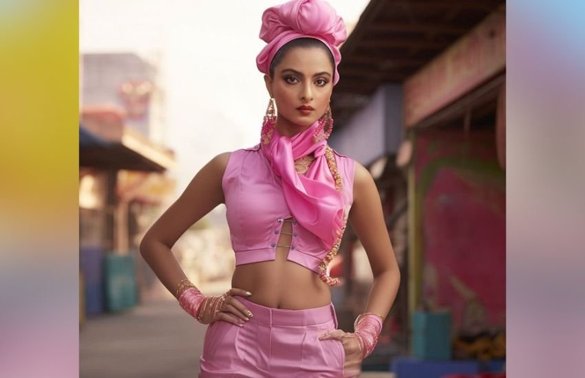 Rekha Barbie Doll Look Viral