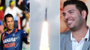 Sachin and yuvraj ISRO chandrayaan 3