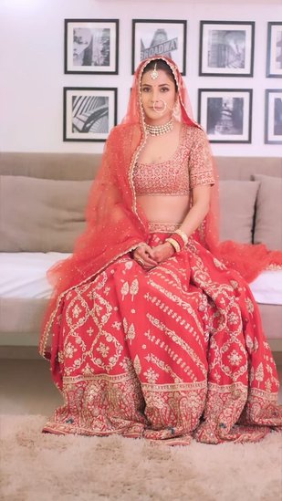 Shehnaaz Wedding Outfit