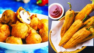 Dana Pani | Stuffed Mushroom Dumplings | Green Chilli Dumplings |