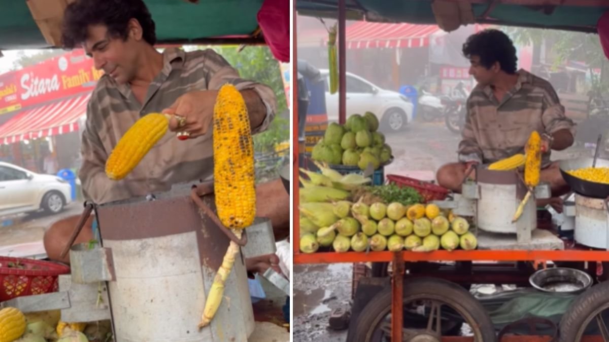 Sunil Grover Roasting Corn these Days