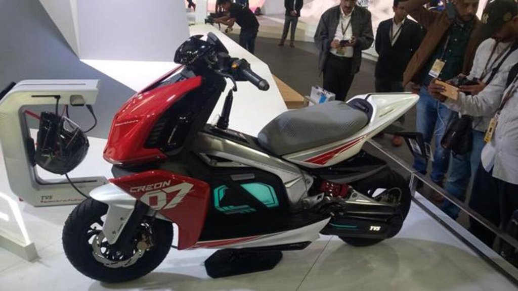 TVS Motor Upcoming Electric Scooter । Upcoming TVS Electric Vehicle । TVS Creon Concept Electric scooter