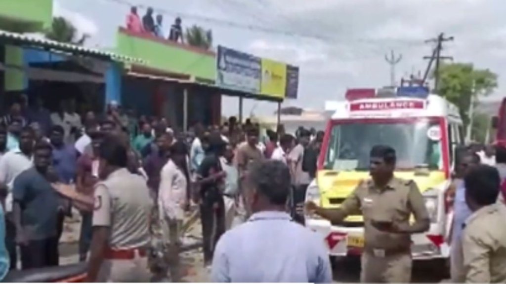 Tamil Nadu | explosion in firecrackers factory in Krishnagiri | Tamil Nadu explosion in firecrackers