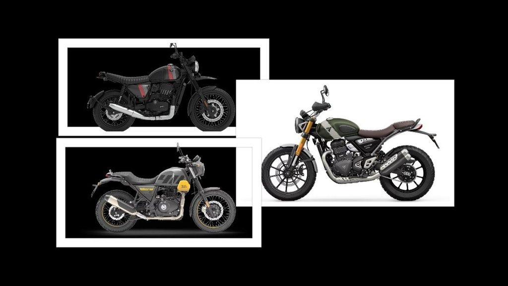 Triumph Scrambler 400X । Triumph Scrambler 400X vs Royal Enfield Scram 411 । Triumph Scrambler 400X vs Yezdi Scrambler