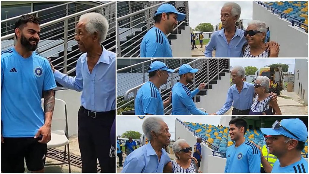 Watch Video | Garry Sobers | Rohit Sharma | Virat Kohli | Shubman Gill | Ajinkya Rahane| Shardul Thakur | Watch Team India Practice session |