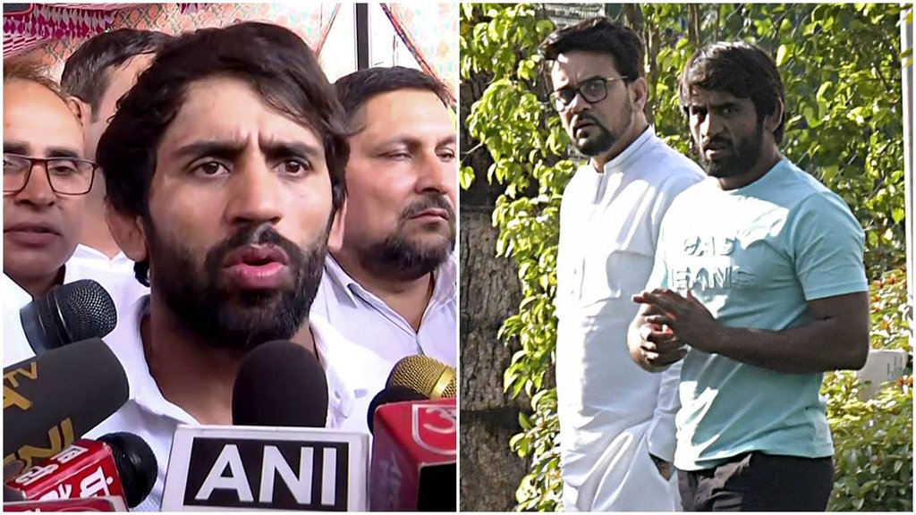 Wrestling News | Bajrang Punia | Vinesh Phogat | Anurag Thakur | Wrestlers News |